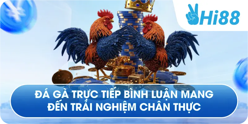 Đá gà trực tiếp bình luận mang đến trải nghiệm chân thực